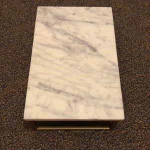 Marble & gold steel shelf